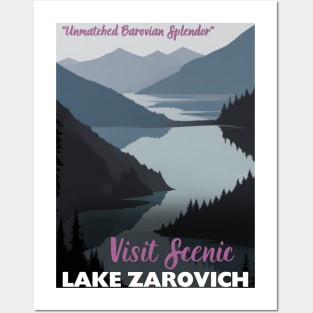 Lake Zarovich Tourism Poster - Barovia Ravenloft D&D Art Sticker Posters and Art